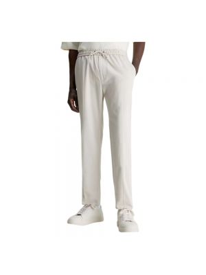 Pantalones de chándal de raso slim fit Calvin Klein