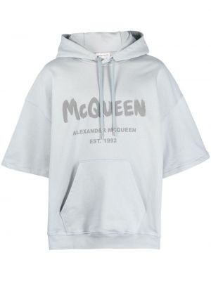 Jersey hoodie mit print Alexander Mcqueen