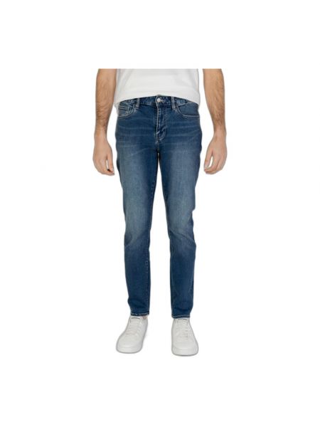 Skinny jeans mit reißverschluss Armani Exchange blau