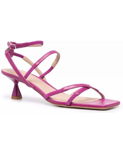 Leder sandale Scarosso pink