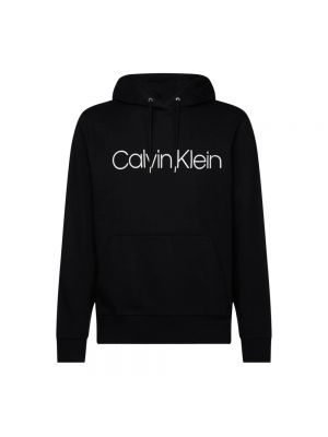 Felpa con la zip Calvin Klein nero