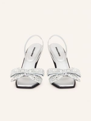 Sandály Dsquared2 stříbrné
