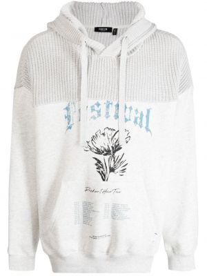 Strick hoodie mit print Five Cm