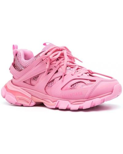 Zapatillas con cordones Balenciaga Track rosa