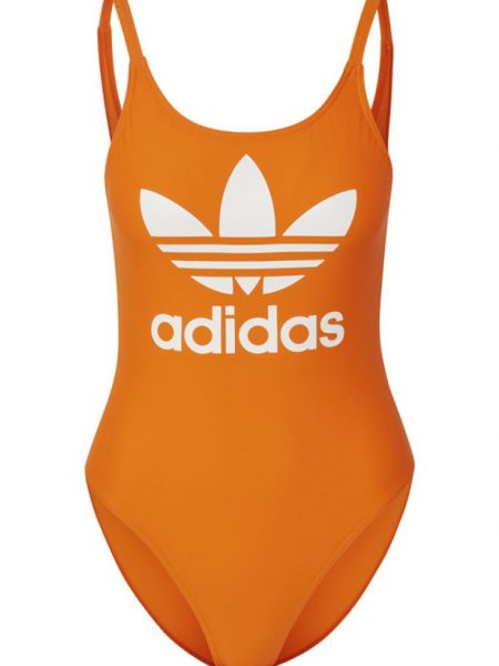 Strój kąpielowy Adidas Originals pomarańczowy