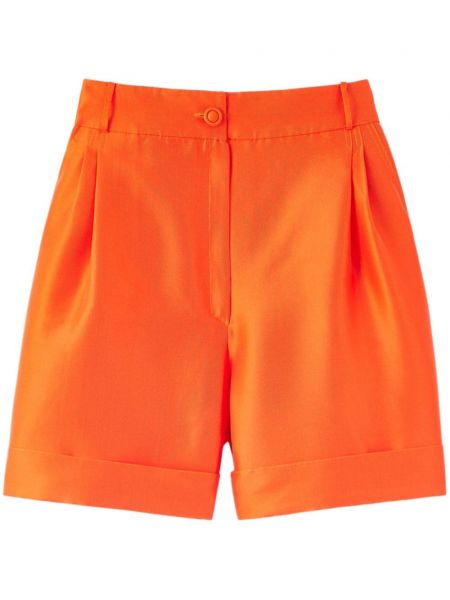 Pantaloni scurți plisate Destree portocaliu