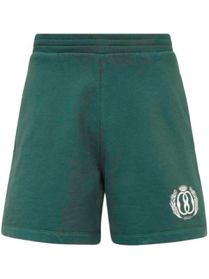 Pamučne kratke hlače s printom Bally zelena
