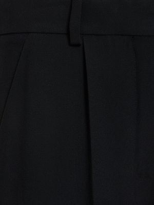 Spodnie z wysoką talią Nina Ricci czarne