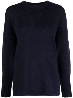 Вълнен пуловер с кръгло деколте Cfcl синьо