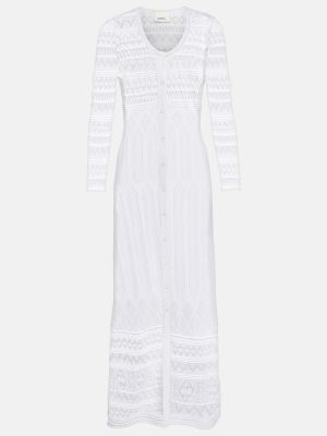 Μάξι φόρεμα Isabel Marant λευκό
