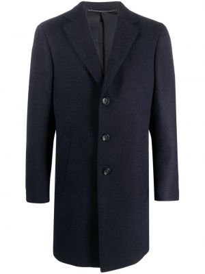 Manteau en laine Canali bleu