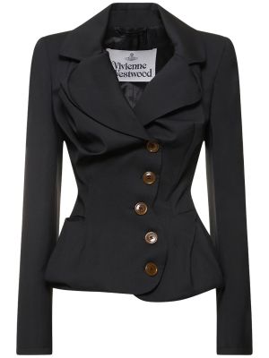 Vlněná bunda Vivienne Westwood černá