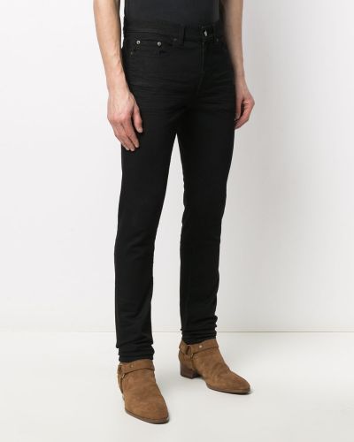 Slim fit skinny džíny Saint Laurent černé