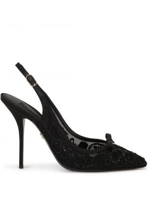 Calzado con tacón Dolce & Gabbana negro