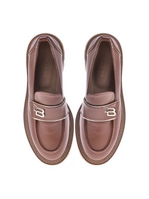 Loafers de cuero Baldinini marrón
