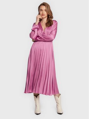 Коктейлна рокля Comma розово