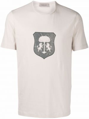Camiseta con estampado Corneliani