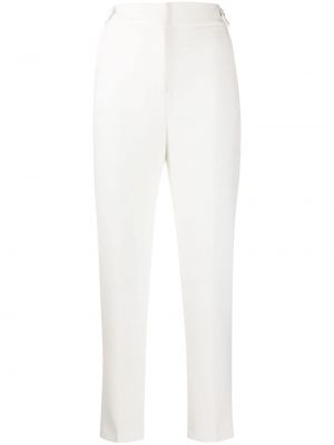 Pantalones de cintura alta Veronica Beard blanco