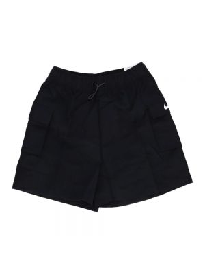 Geflochtene high waist shorts Nike schwarz