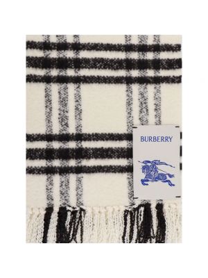 Bufanda de lana Burberry blanco