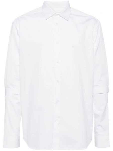 Bombažna srajca Off-white bela