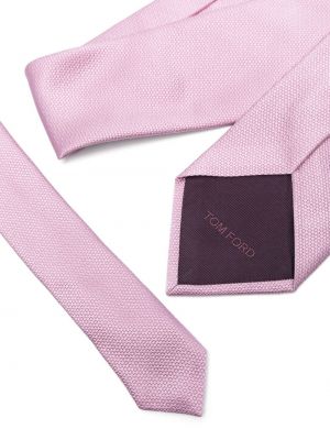 Seiden krawatte mit stickerei Tom Ford pink