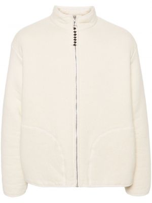 Obojstranná bavlnená bunda Jil Sander biela