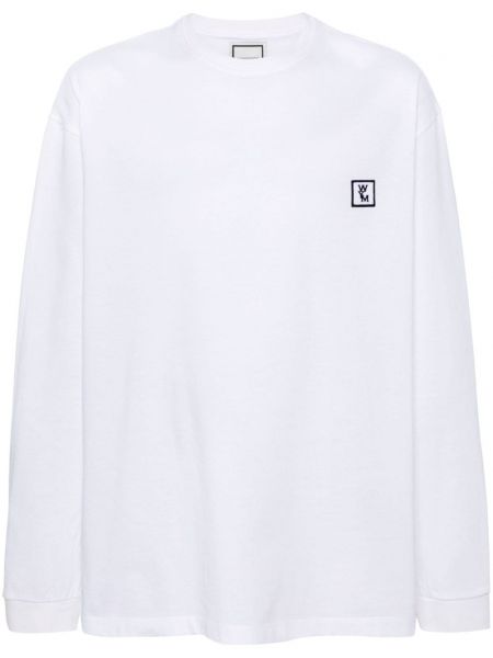 Bavlněné tričko Wooyoungmi bílé