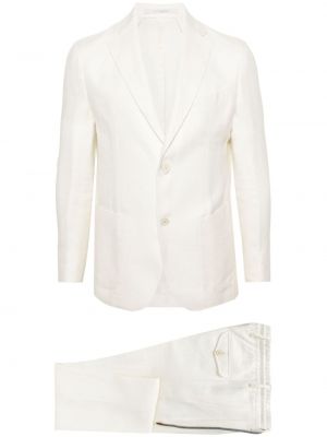 Lniany garnitur Eleventy biały