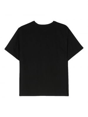 T-shirt en coton à imprimé Coperni noir