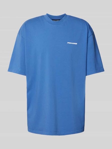 Koszulka oversize Pegador niebieska