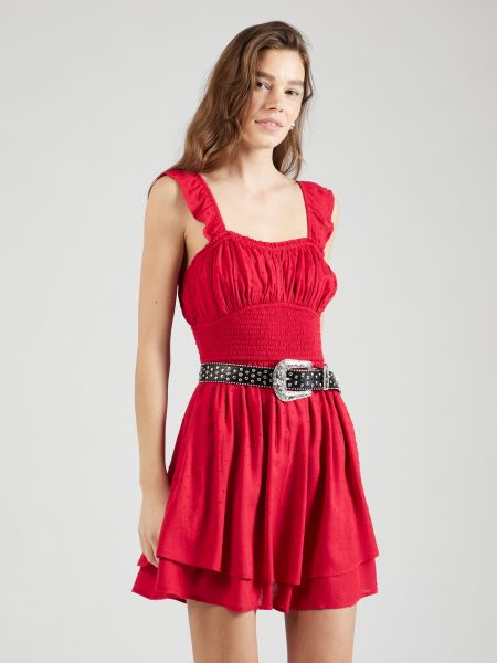 Φόρεμα Hollister κόκκινο