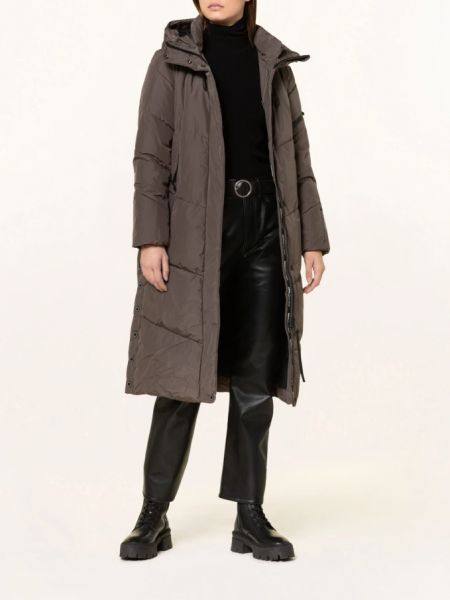 Стеганое пальто Khujo коричневое