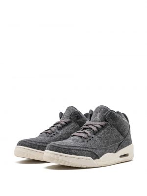 Zapatillas de lana Jordan 3 Retro gris