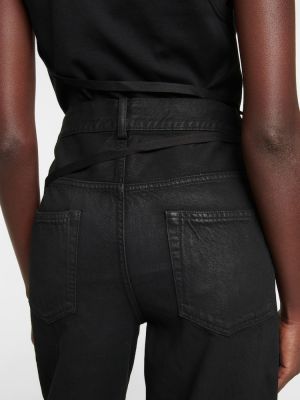 Voľné džínsy s nízkym pásom Ann Demeulemeester čierna