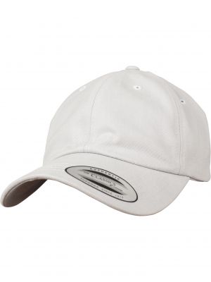 Памучна шапка с козирки Flexfit сиво