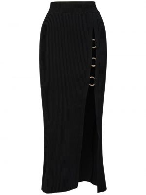 Pletená sukně z nylonu Nicholas - černá