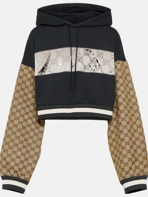 Pamučna hoodie s kapuljačom Gucci