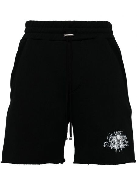 Shorts aus baumwoll mit print Amiri schwarz