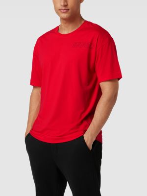 Koszulka z nadrukiem Hugo czerwona