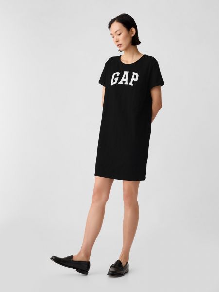 Rovné šaty Gap čierna
