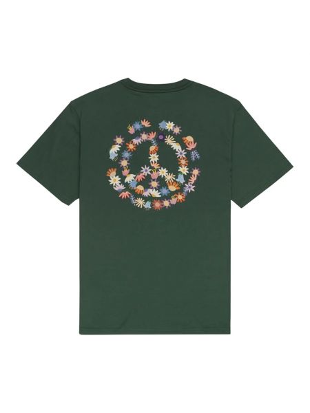 T-shirt mit kurzen ärmeln Element grün