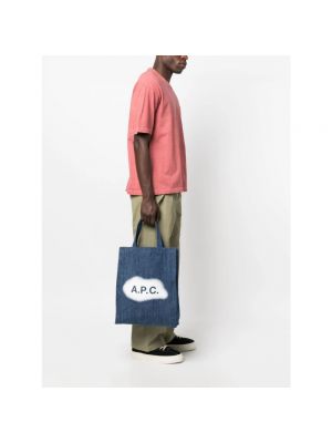 Shopper handtasche mit taschen A.p.c. blau