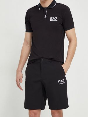 Kratke hlače Ea7 Emporio Armani crna