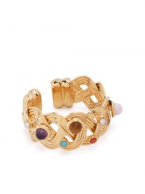 Ring mit kristallen Gas Bijoux gold