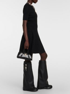 Кожаные ботинки Givenchy черные