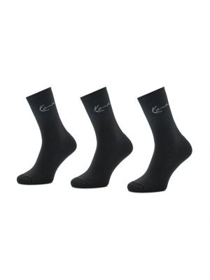 Ψηλές κάλτσες Karl Kani μαύρο