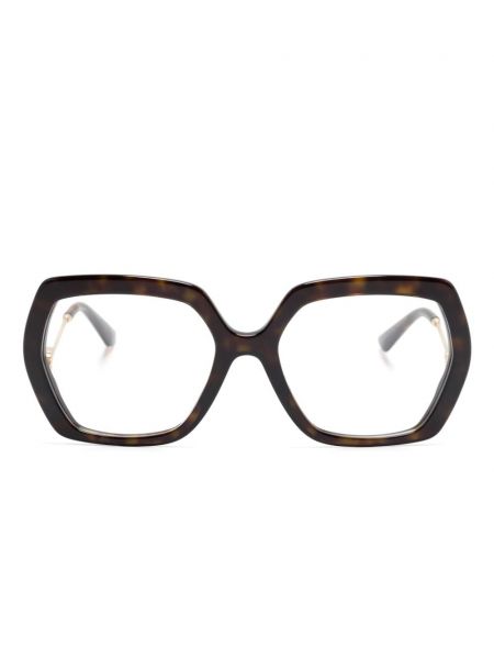 Ylimitoitettu silmälasit Dolce & Gabbana Eyewear ruskea