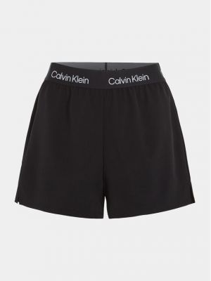 Magas derekú rövidnadrág Calvin Klein Performance fekete