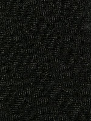 Corbata de espiga Bottega Veneta negro